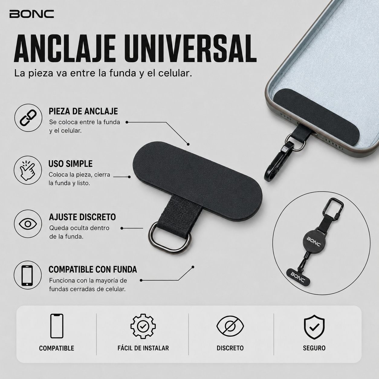 Anclaje universal BONC BOLT
